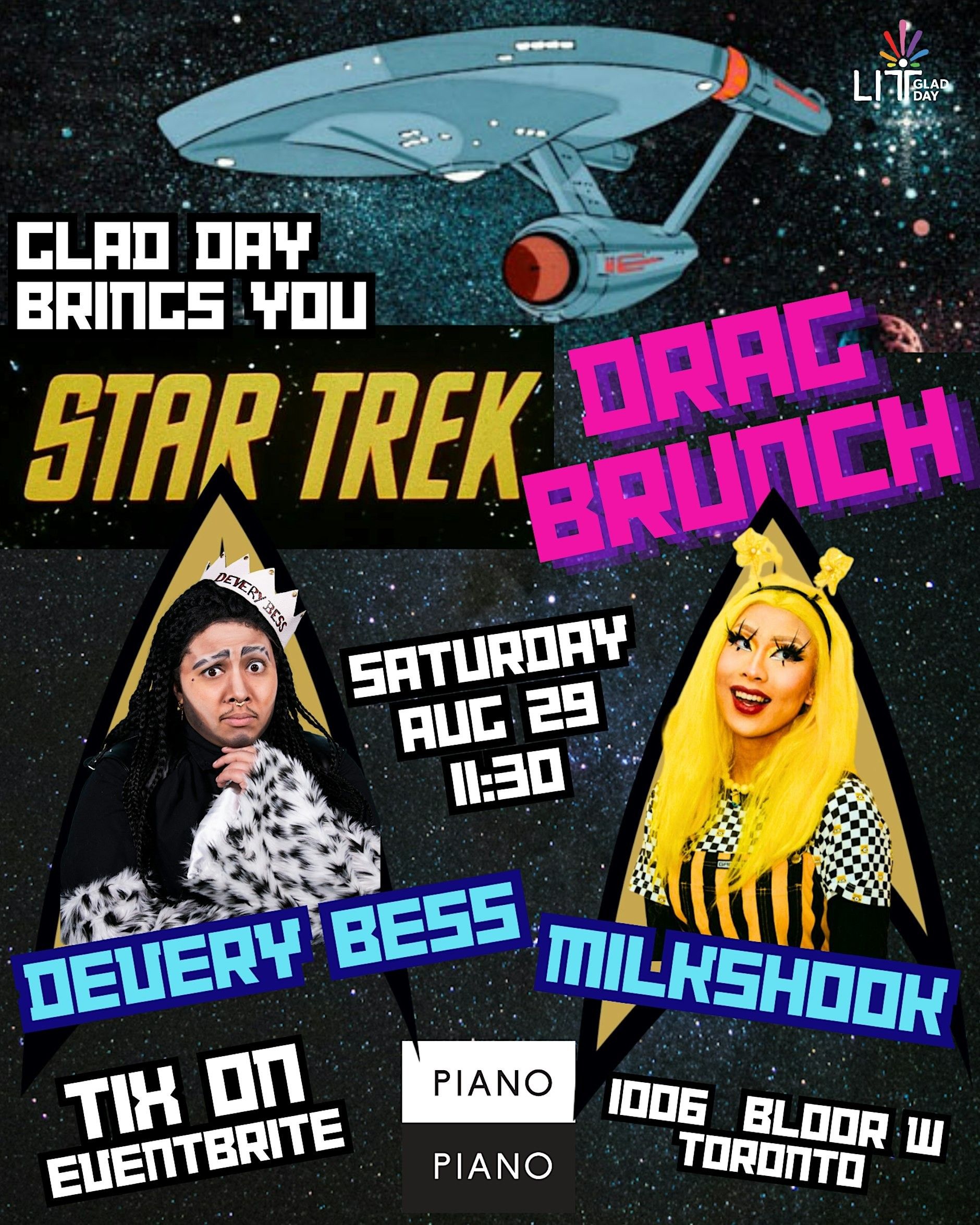 Star Trek Drag Brunch hosted by Glad Day event