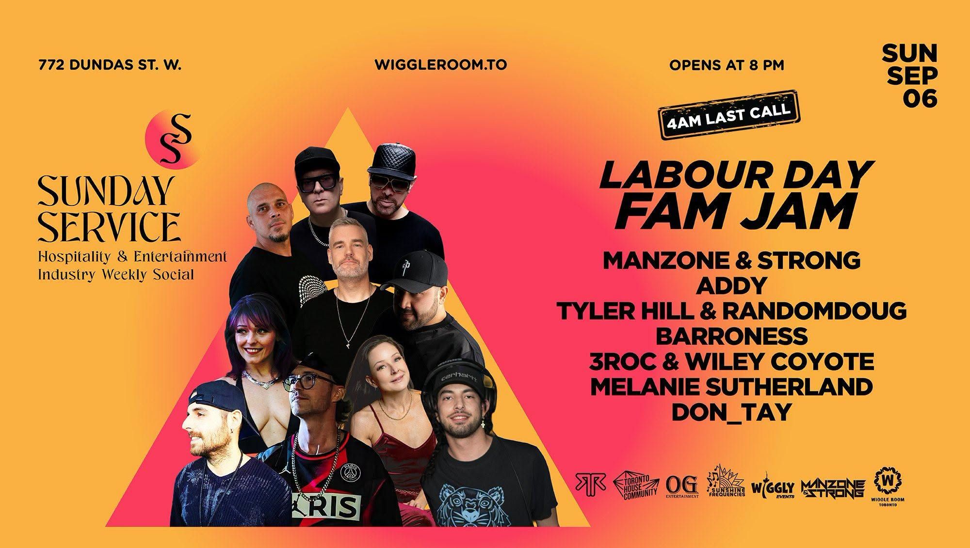 Sunday SerVice: Labour Day FAM JAM | 4AM LAST CALL event