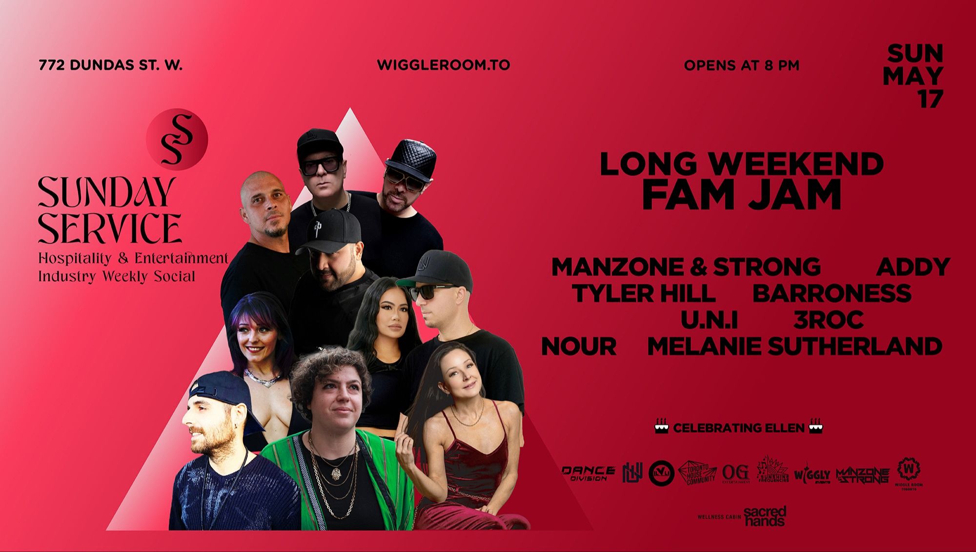 Sunday SerVice: Long Weekend FamJam extended edition event