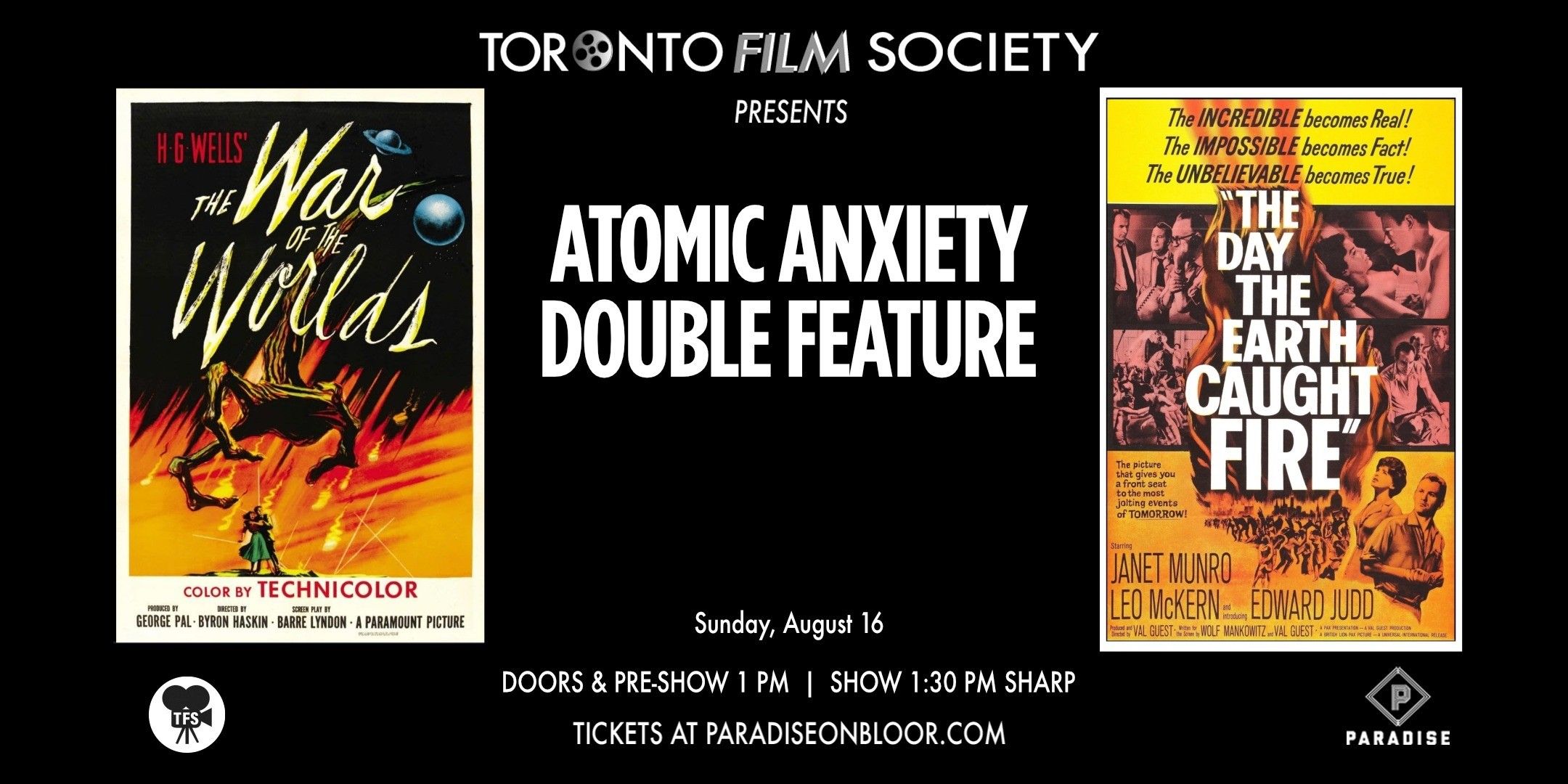 TFS Presents a Atomic Anxiety Double Feature event