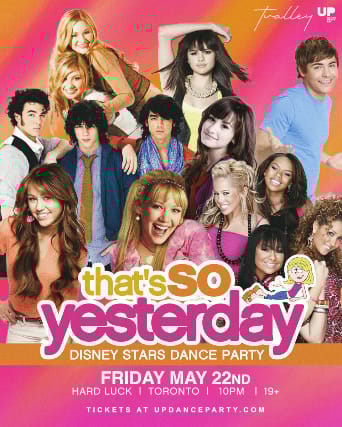 That's So Yesterday: Disney Stars Dance Party at Hard Luck - May 22 2026 event