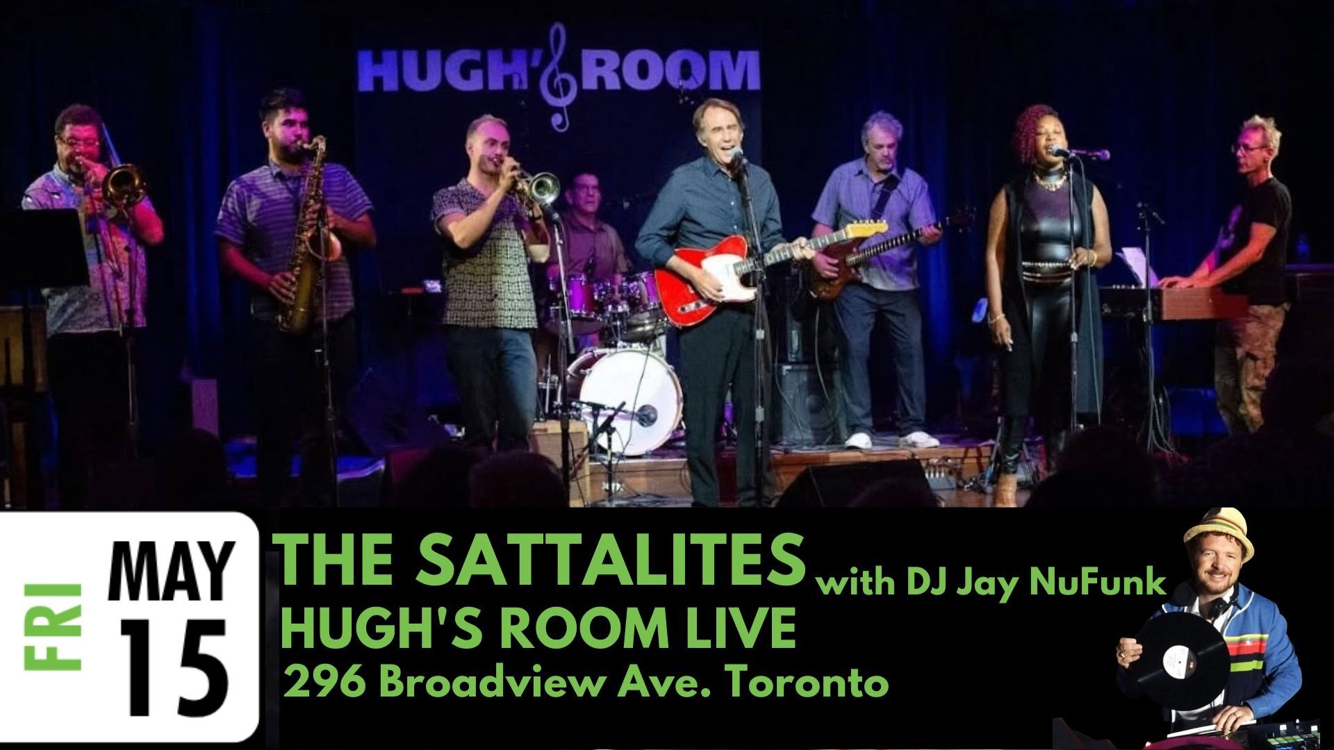 The Legendary Sattalites & DJ Jay NuFunk Reggae Night event