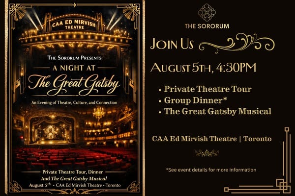 The Sororum Presents: An Evening at The Great Gatsby event