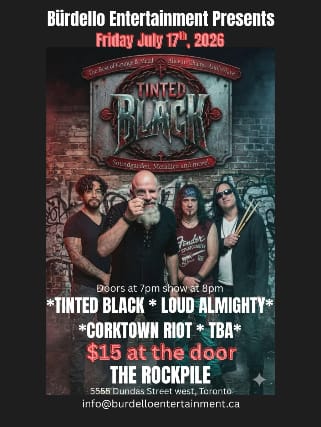 Tinted Black, Loud Almighty, Corktown Riot, Sherrie Lea event