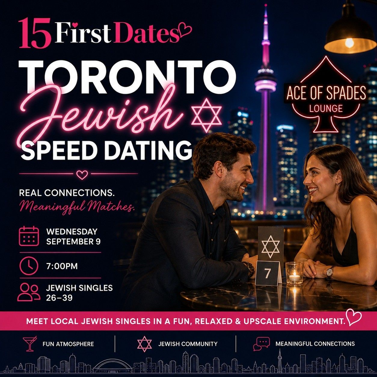 Toronto Jewish Speed Dating (Age 26-39) event