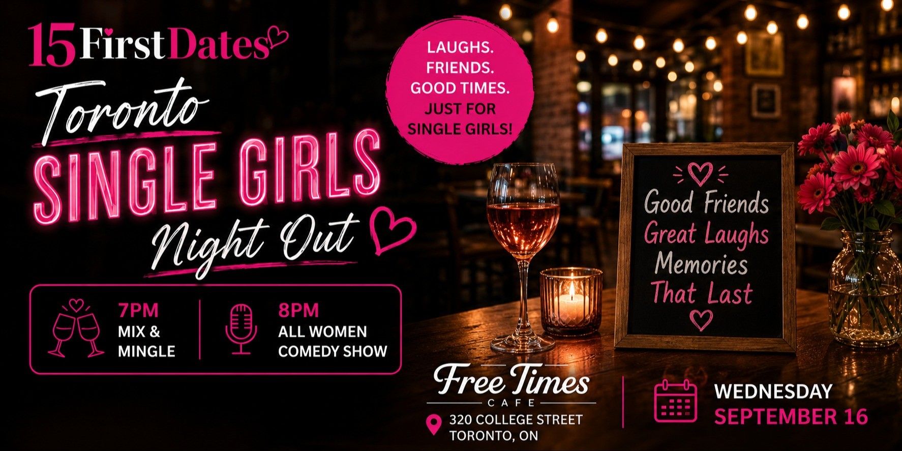 Toronto Single Girls Night Out event