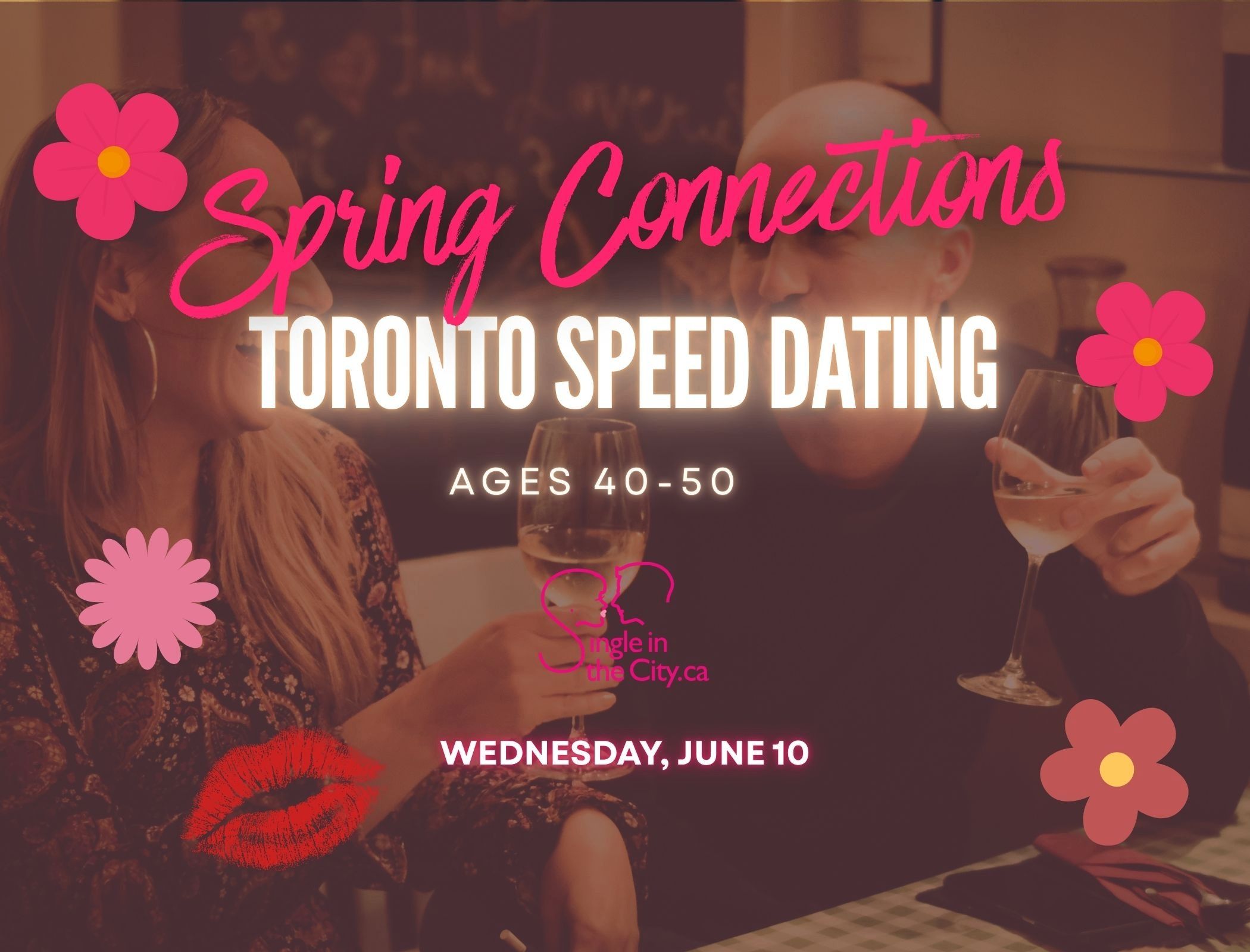 Toronto Speed Dating – Spring Connections (Ages 40-50) event