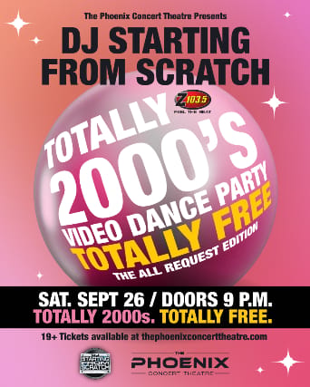 Totally 2000's Video Dance Party event
