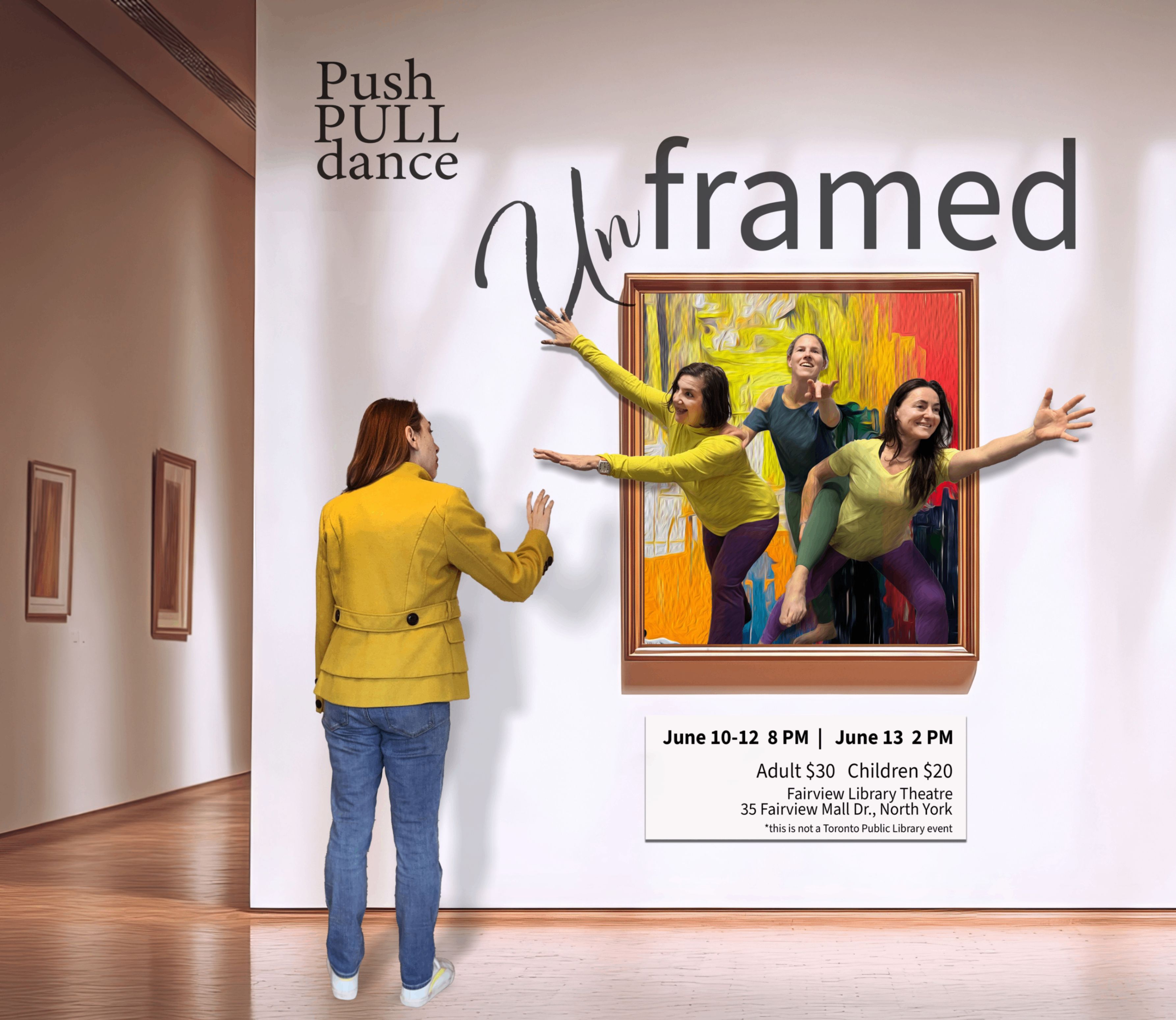 UNFRAMED – PushPULL Dance Toronto’s 22nd Annual Dance Production event