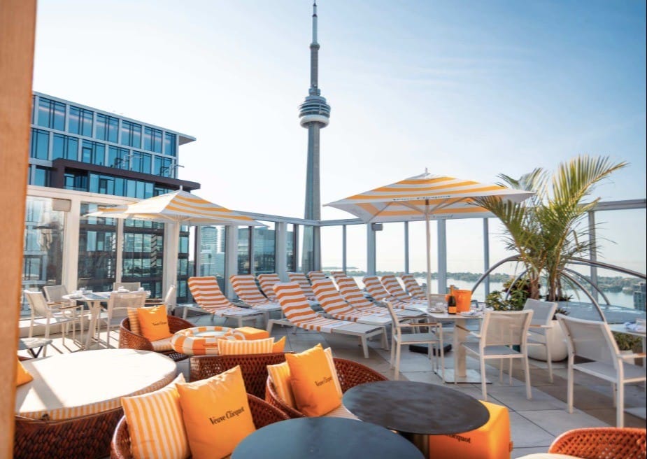 Veuve Clicquot Sun Club event
