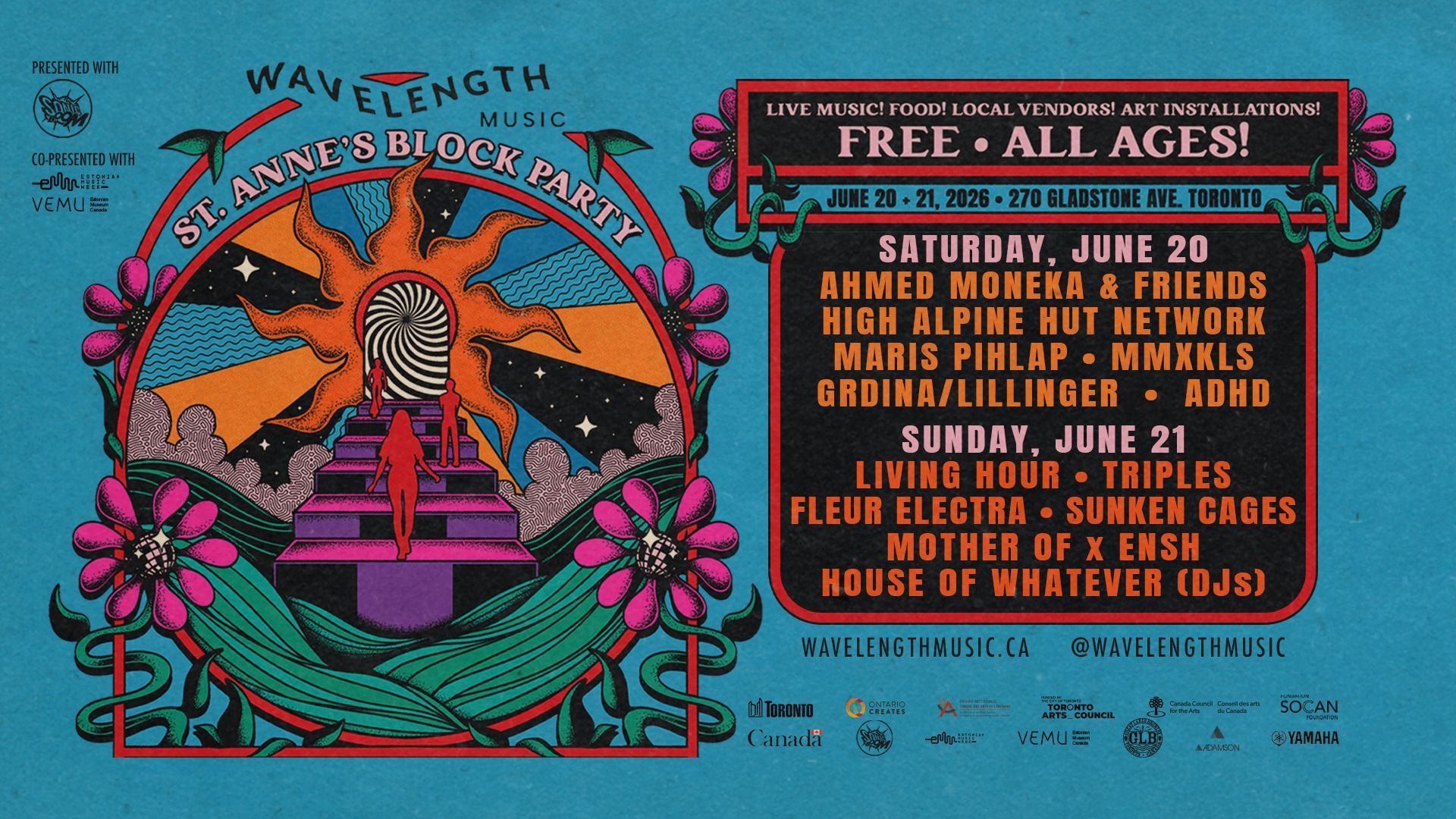 Wavelength @ St. Anne’s Block Party! event