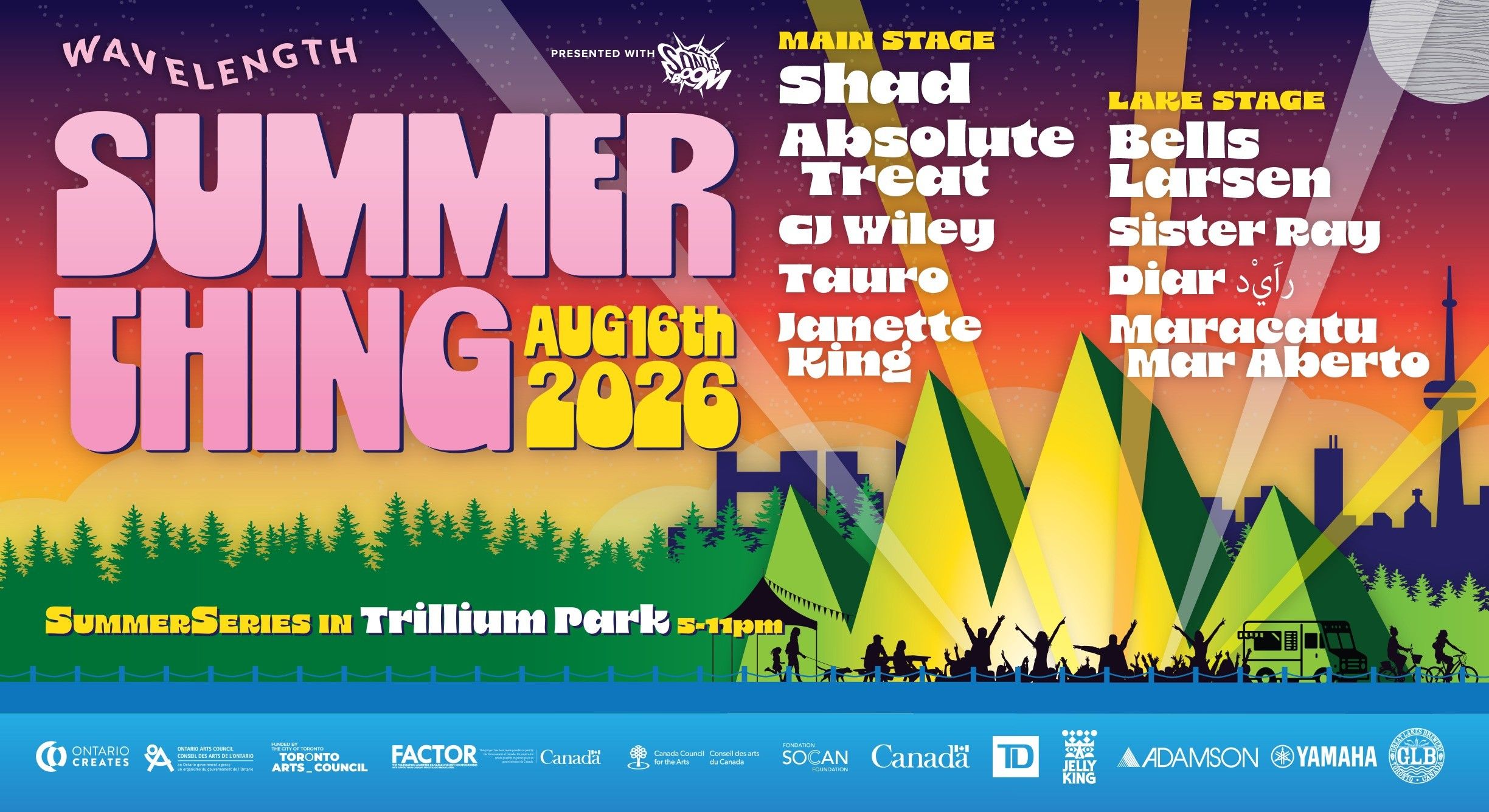 Wavelength Summer Thing 2026 feat. Shad, Absolute Treat + more! event