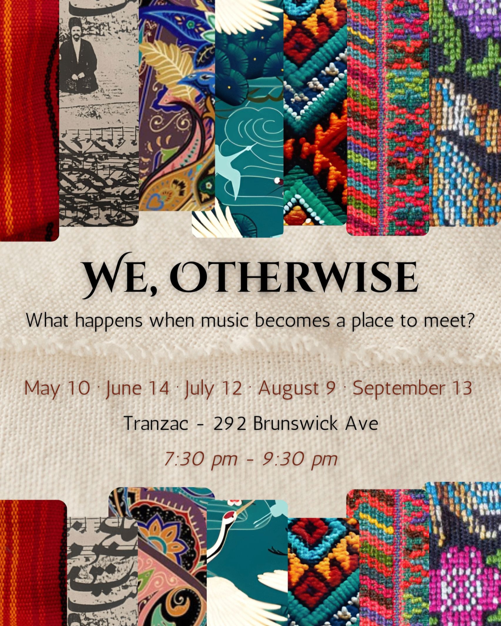 We, Otherwise – a curated night of music and arts event