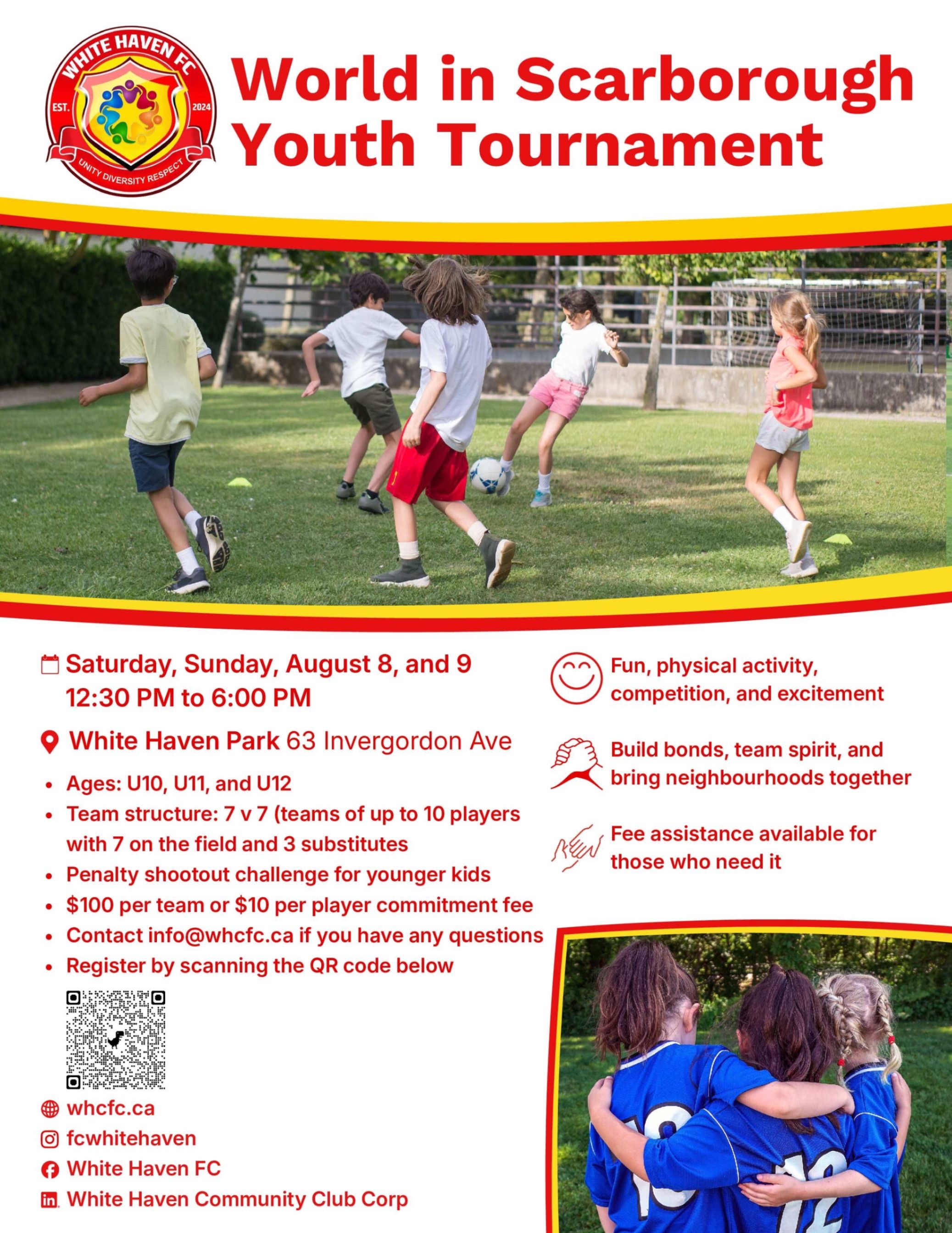 World In Scarborough Youth Tournament event