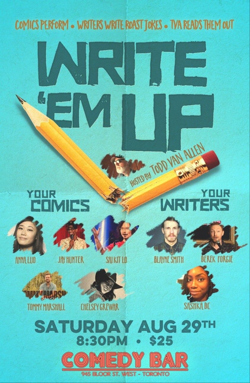 Write Em Up! At Comedy Bar! event