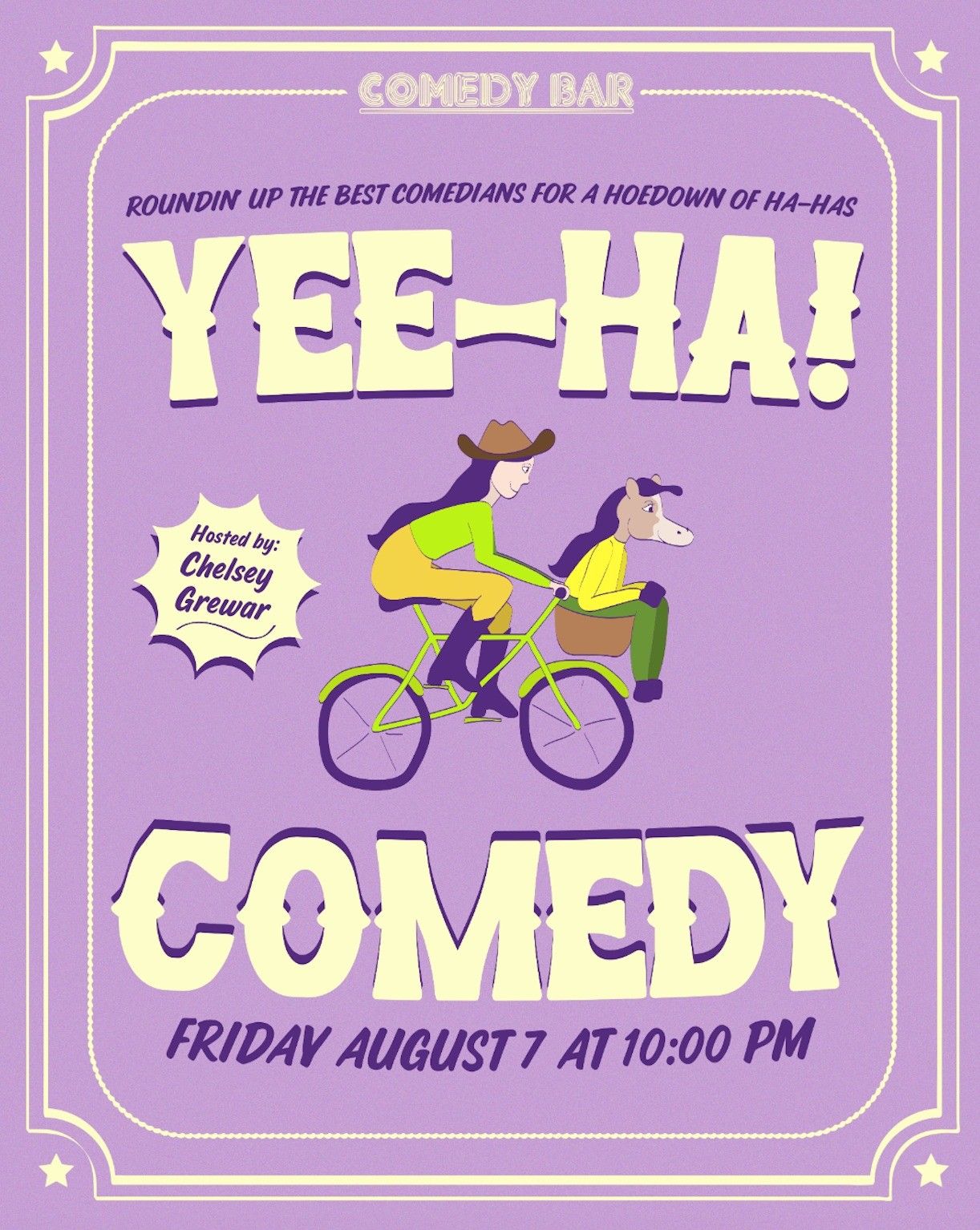 Yee-Ha! Comedy event