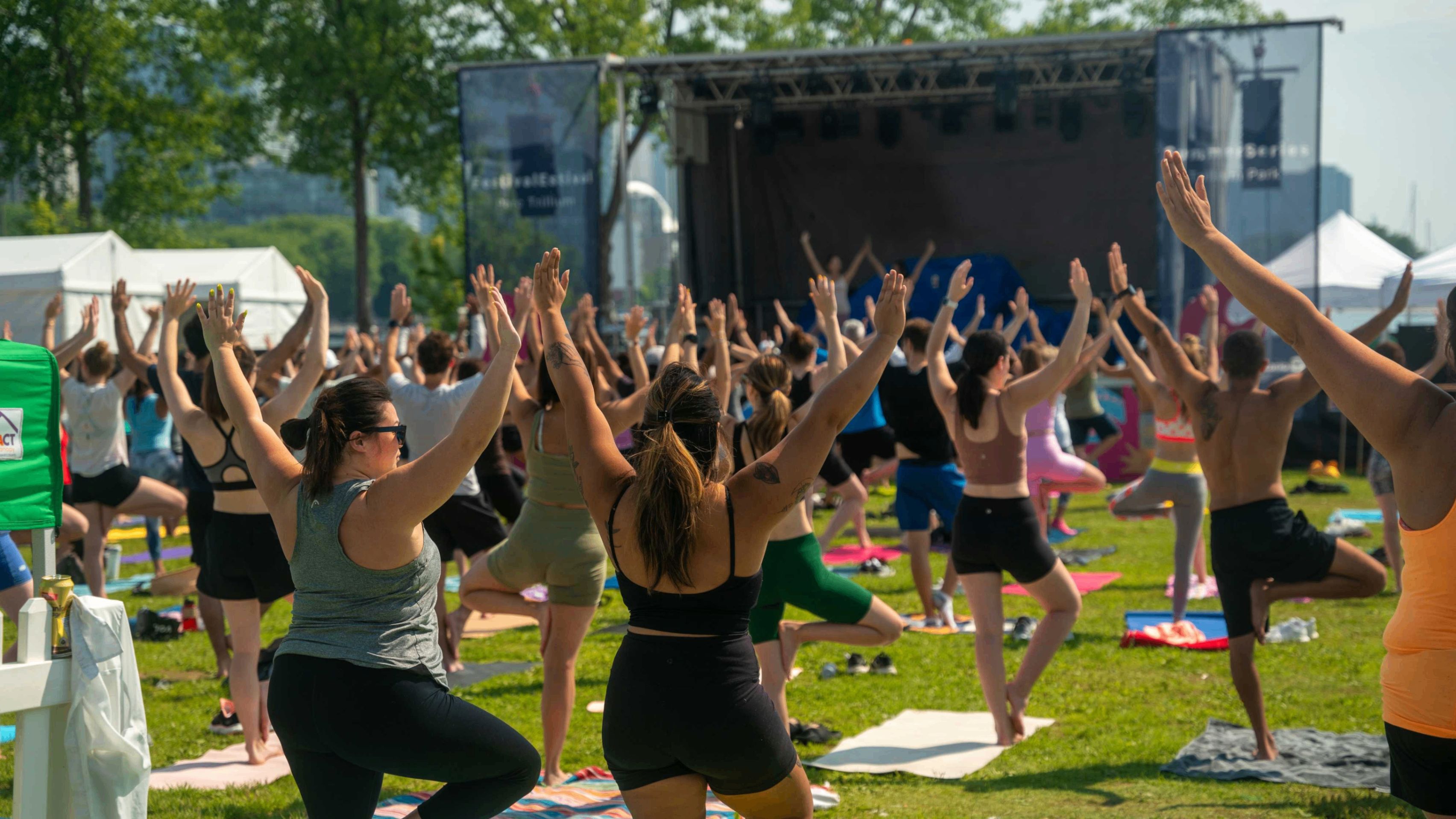 Yoga in Trillium Park event