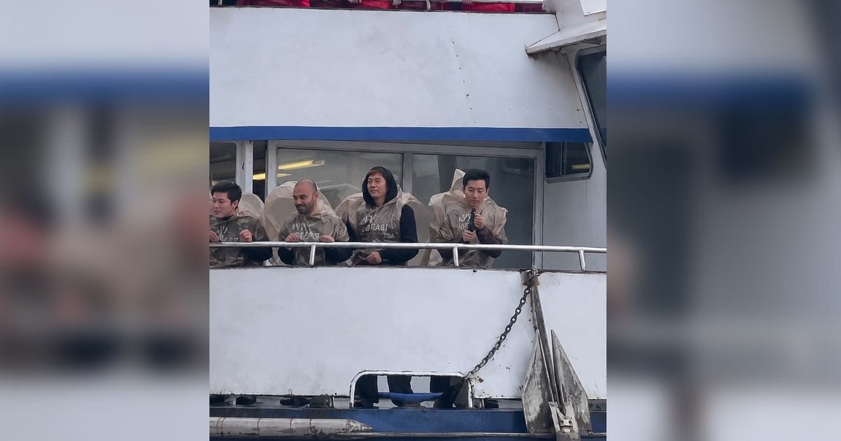 BTS star RM visits Niagara Falls, Ontario