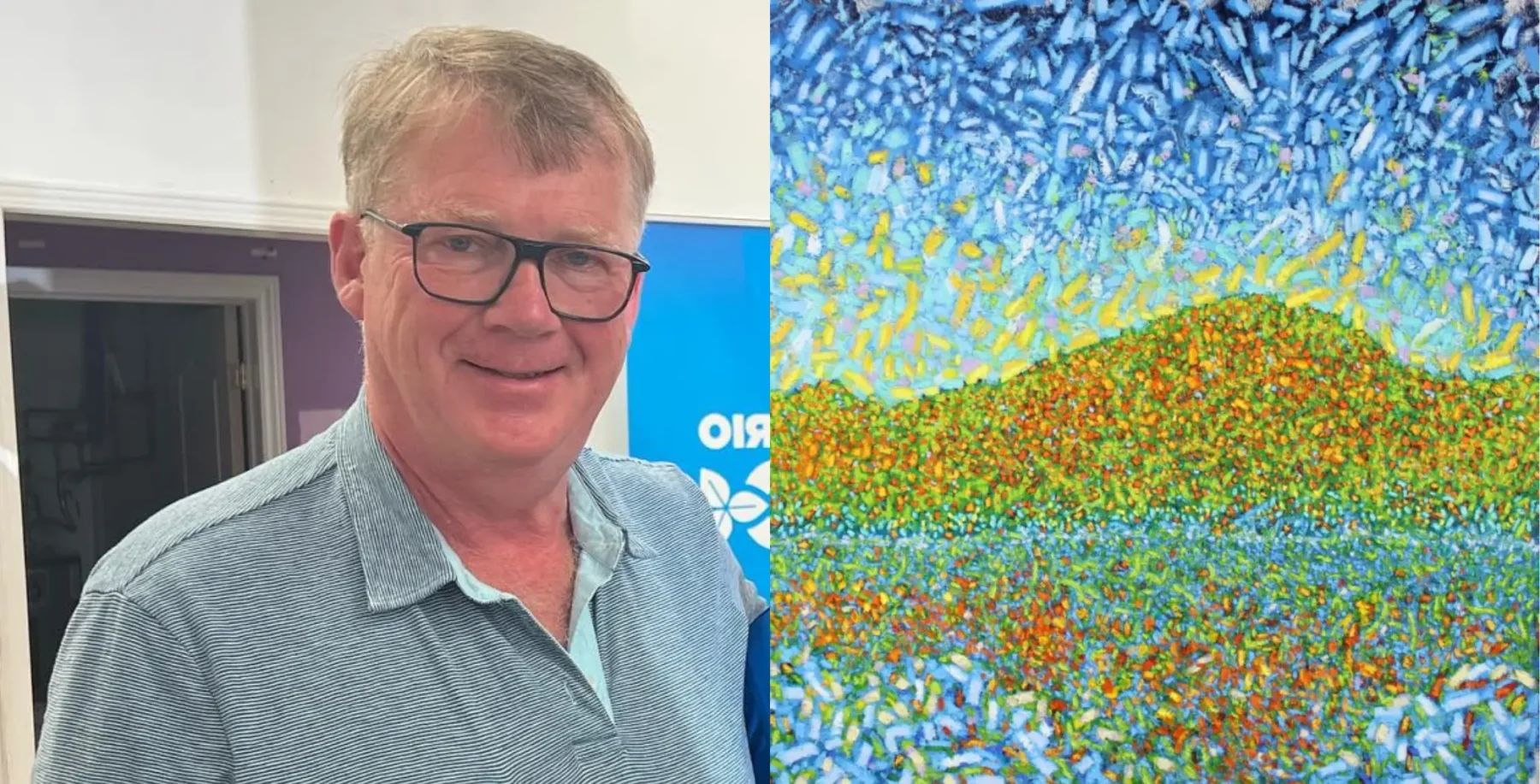 Former Scarborough city councillor Gary Crawford competing in Canada's largest art competition