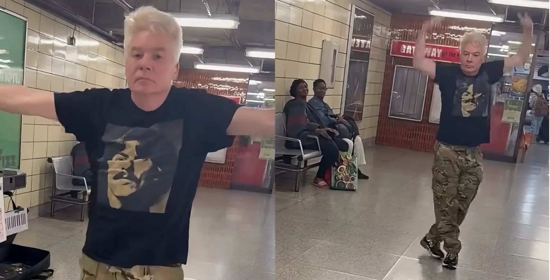 Mike Myers seen dancing on TTC