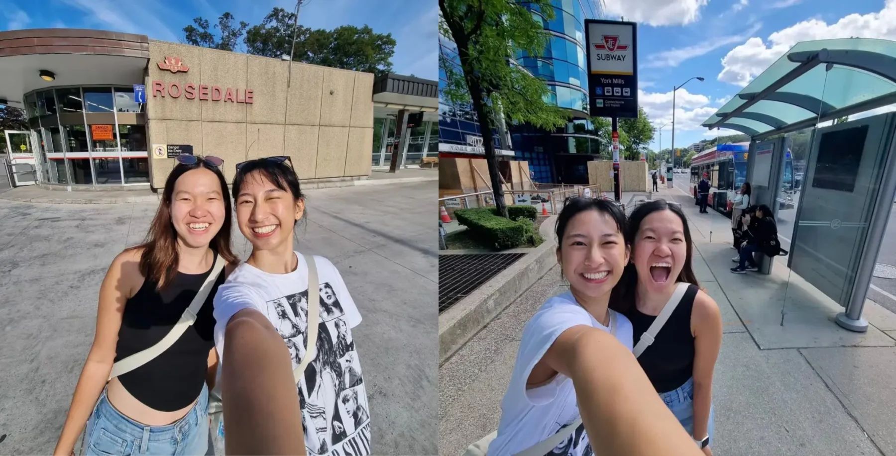 Toronto friends walk entire length of TTC Line 2 to raise funds for food bank