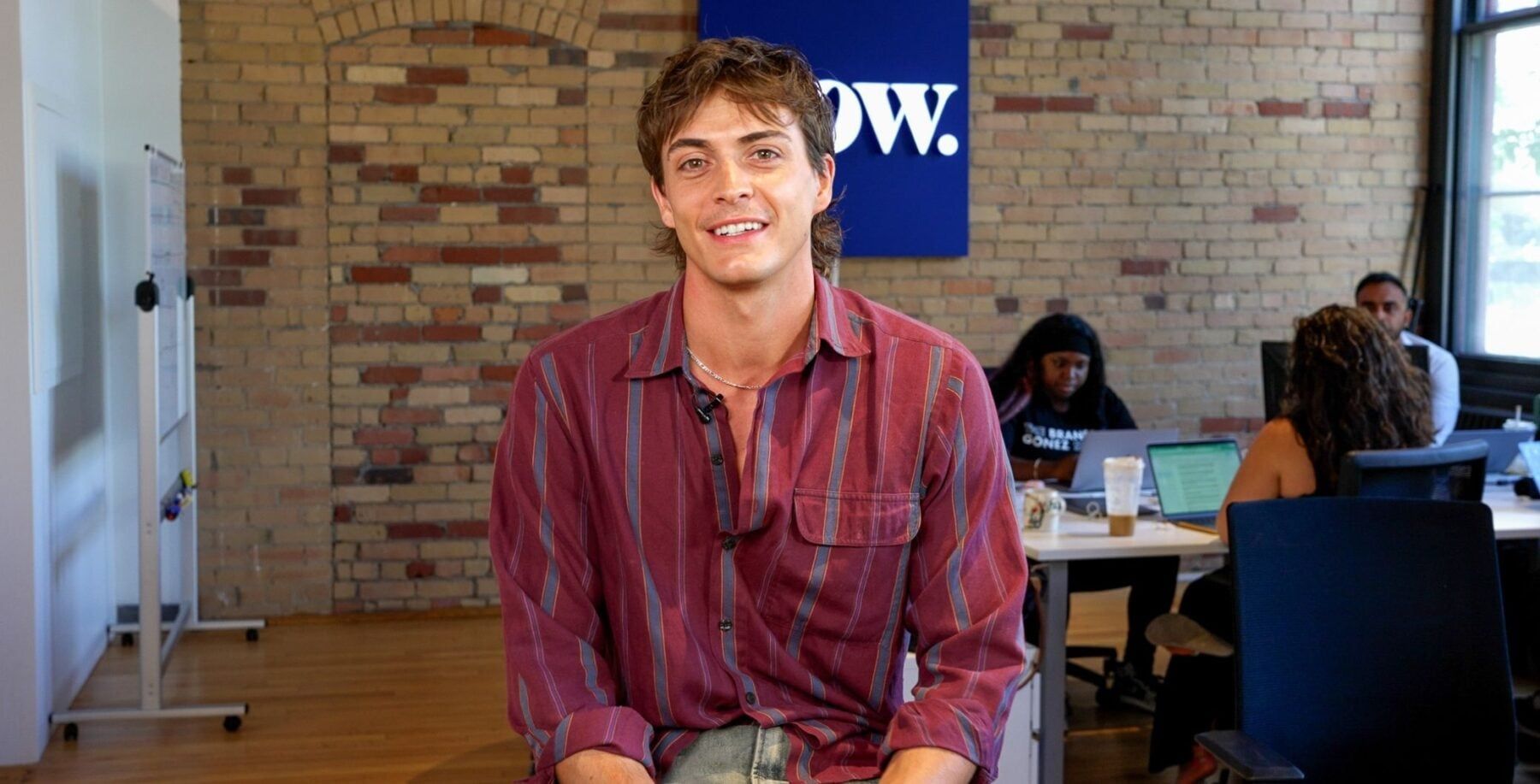 Actor Kaden Connors discusses filming Queer TV drama 'Heated Rivalry'